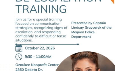 De-Escalation TrainingOctober 22nd, 2026