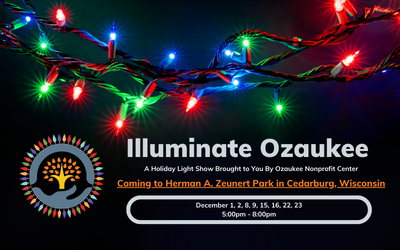 4th Annual Illuminate Ozaukee Drive-Thru Holiday Light Show Began Set-Up